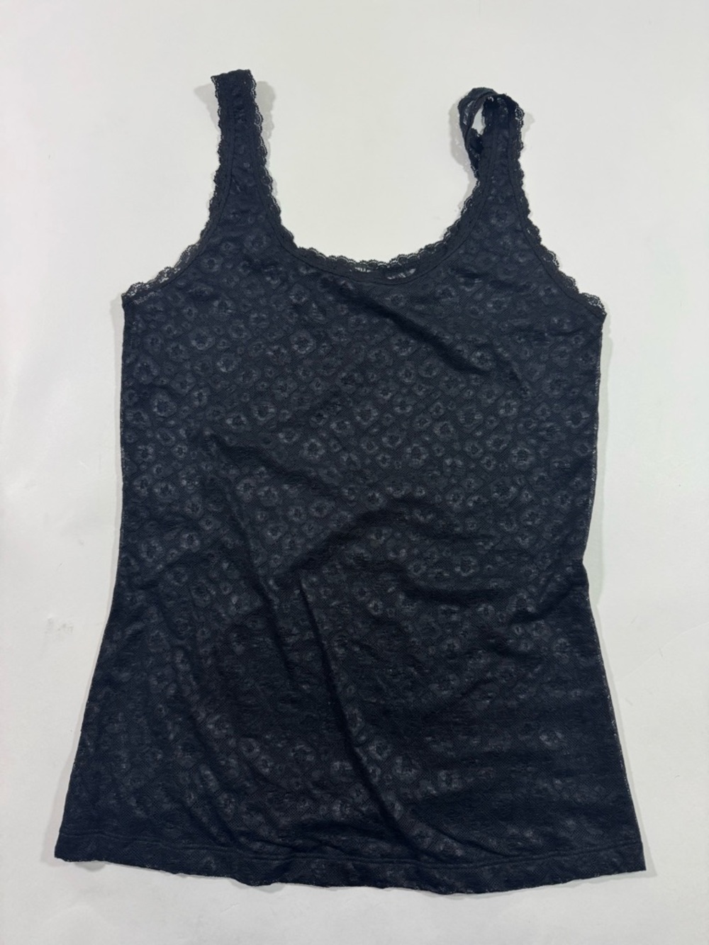 Cosabella Evereve Tulip Lace Tank Top Black